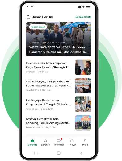 Aplikasi sapawarga menu layanan publik